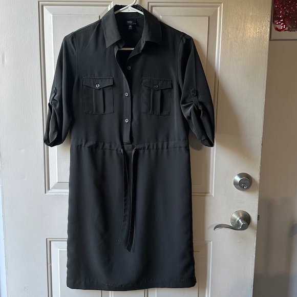 🟣Women! Mossimo Supply Co Shirt Dress, size XS, in olive green. - Picture 1 of 8